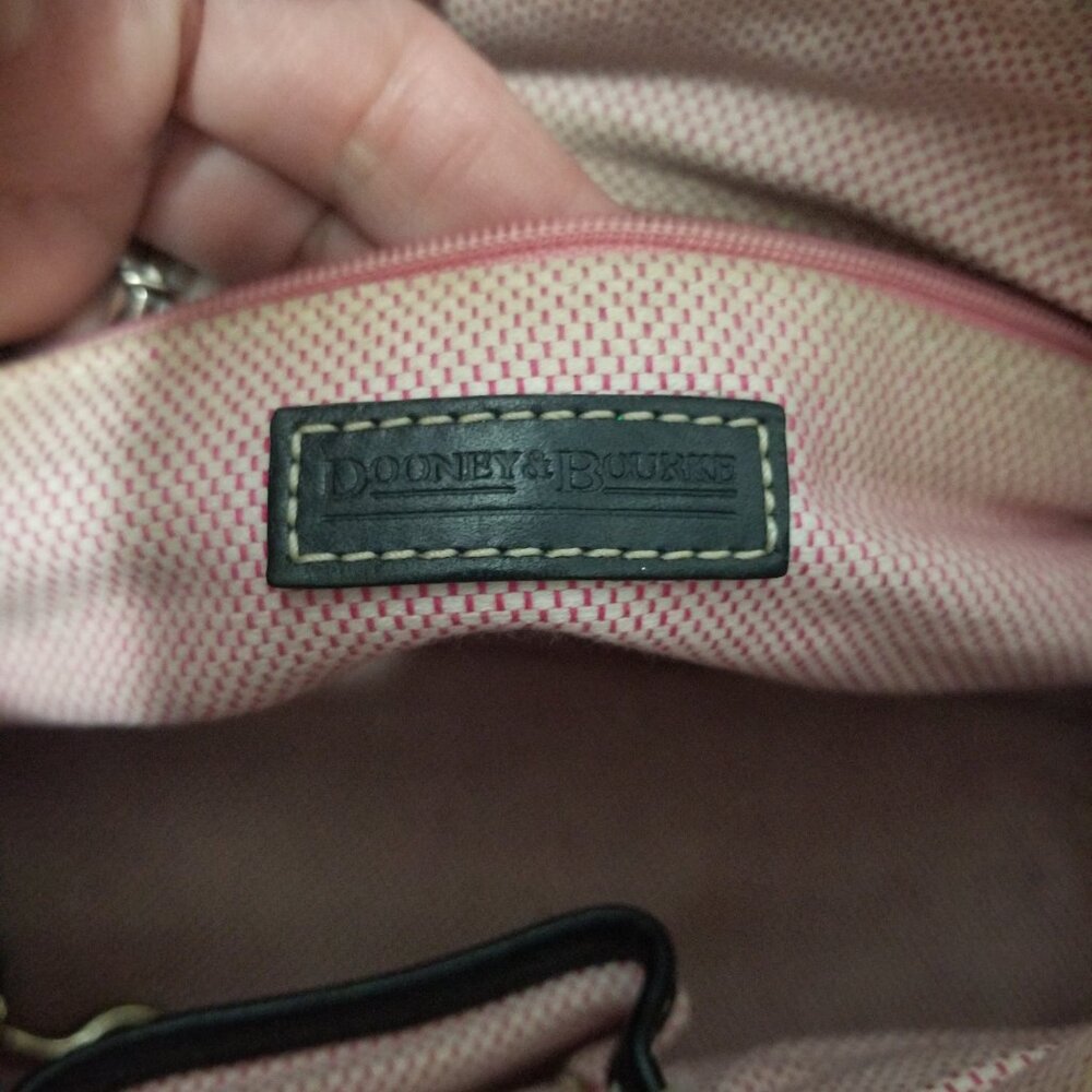 Sale! Classic Dooney & Bourke Vintage Domed Tassel Mini Satchel - Picture 5 of 10